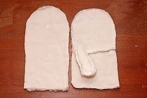 Шьём варежки сами из искусственного меха.