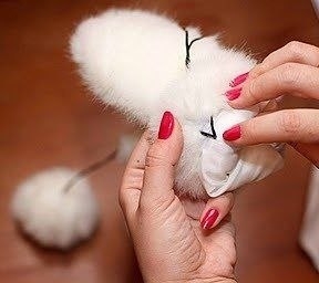 Шьём варежки сами из искусственного меха.