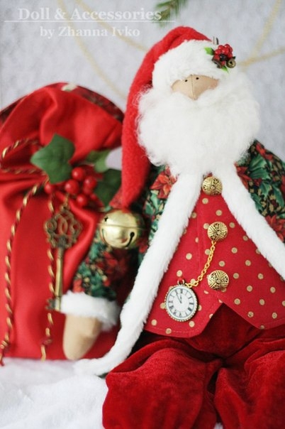 Санта Клаус в стиле тильда