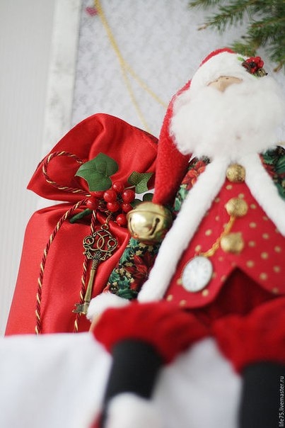Санта Клаус в стиле тильда