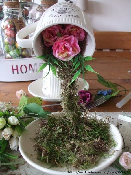 Цветочная чашка.