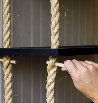 Подвесная полочка своими руками