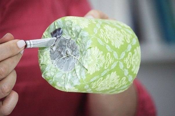 Вазоны из пластиковой бутылки и ткани