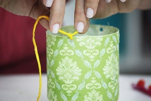 Вазоны из пластиковой бутылки и ткани