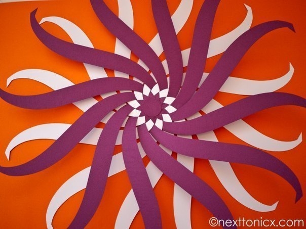 Бумажный ёлочный шар своими руками