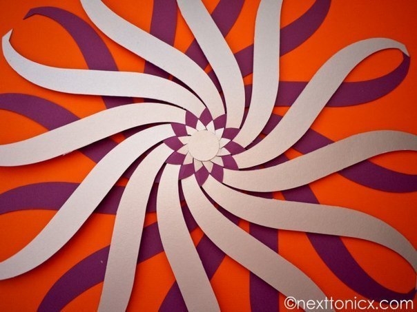 Бумажный ёлочный шар своими руками