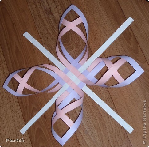 Объёмная снежинка. Мастер-класс.