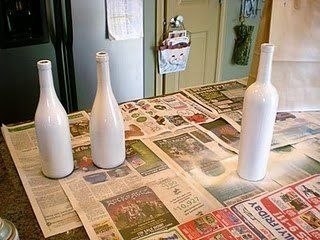 Как изготовить соленые бутылки