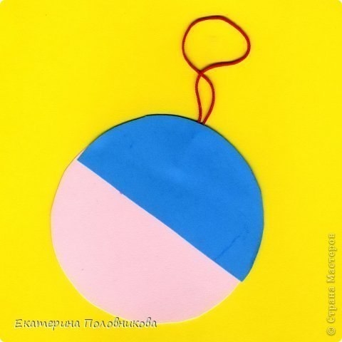 Новогодняя аппликация