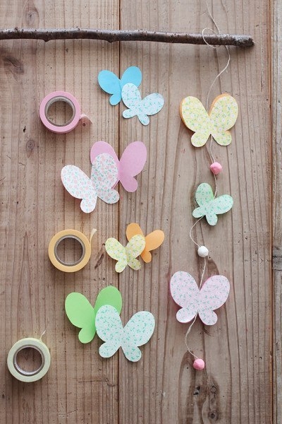 Бабочки в весеннем декоре