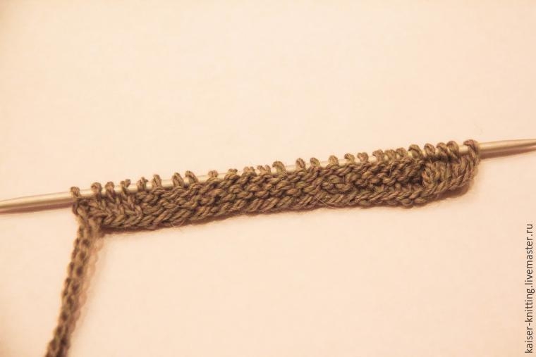 Необычная объемная коса спицами. Мастер-класс