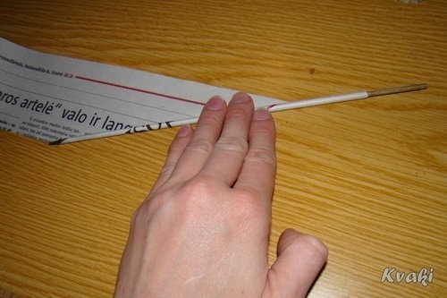 Корзина из газетных трубочек Корзина из газетных трубочек