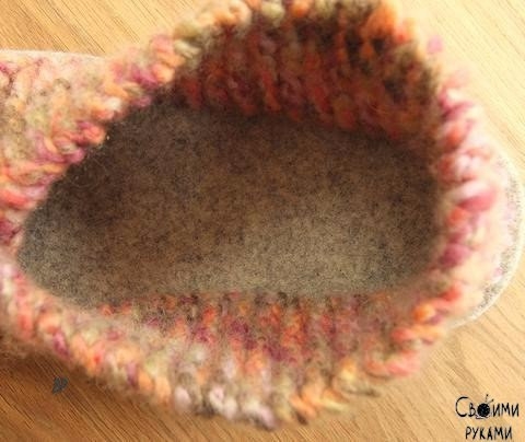 Теплые тапочки