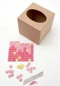 МОЗАИКА СВОИМИ РУКАМИ С ПОМОЩЬЮ РЕЗИНОВОГО КОВРИКА