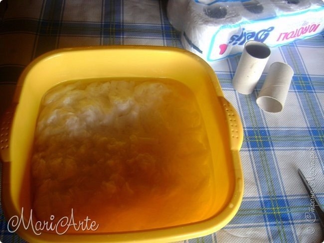 Масса папье - маше, как её делаем мы. Мастер-класс.