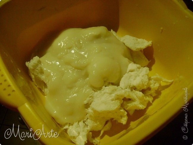 Масса папье - маше, как её делаем мы. Мастер-класс.