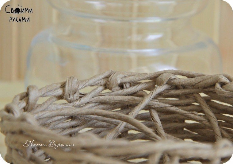 Плетем корзинку Прованс