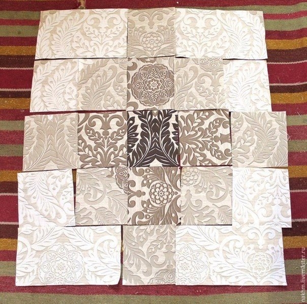 Шьем детский плед или сидушку для стульев. Техника «пуфики».