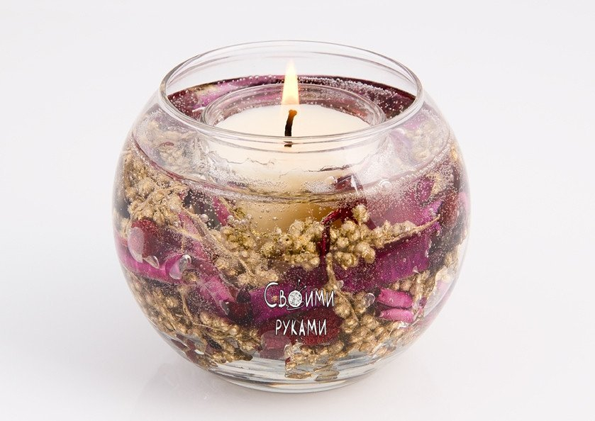 КАК САМОЙ СДЕЛАТЬ ПРОЗРАЧНЫЕ СВЕЧИ