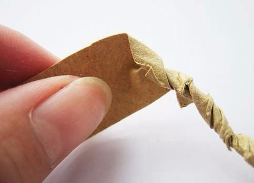 Превращаем баночку в вазу.