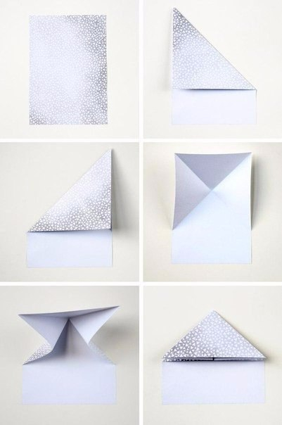 3D сердце в технике оригами