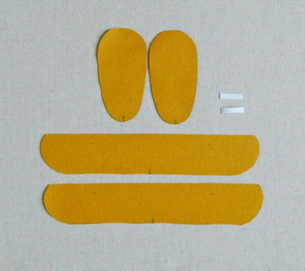 Замечательные детские тапочки из фетра. Мастер-класс.