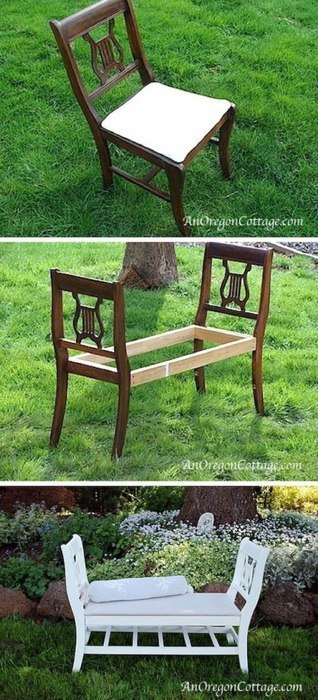 Идеи использования старых стульев