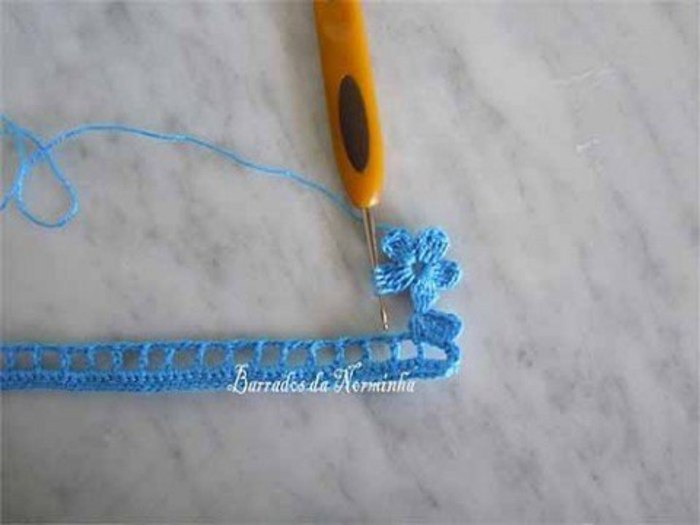 Кайма с цветами: небольшой мастер-класс в картинках Кайма с цветами: небольшой мастер-класс в картинках