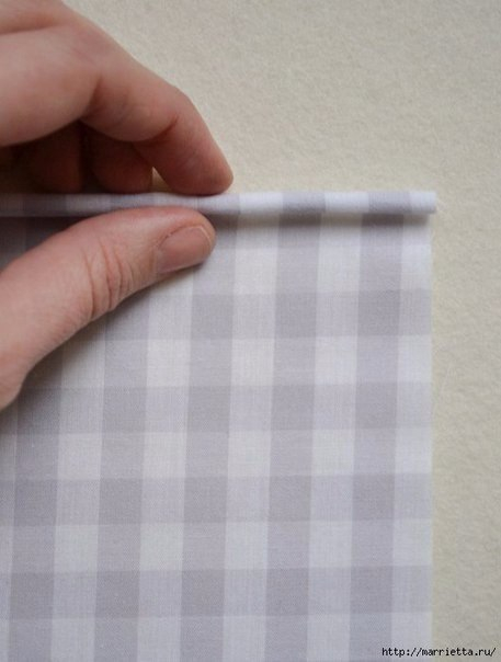 Обработка края кухонного полотенца, без швейной машинки. Фото мастер-класс