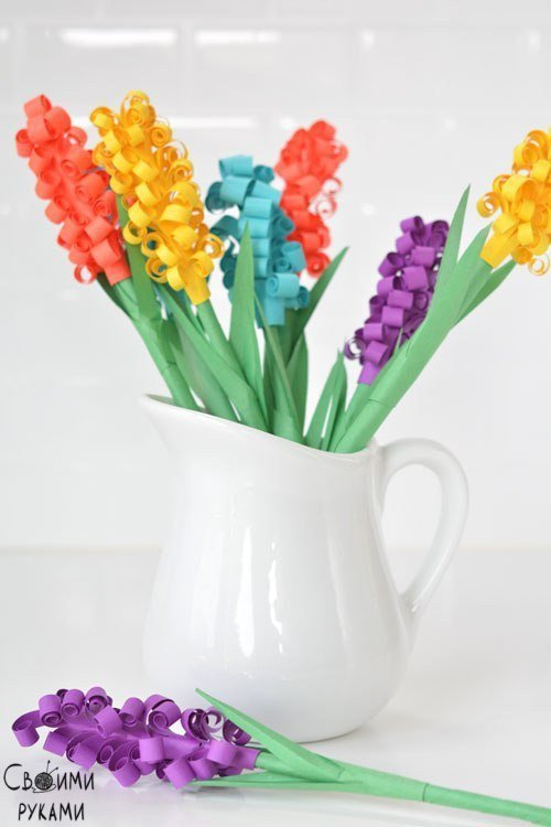 Поделки вместе с детьми: создаем весенние цветочки из бумаги