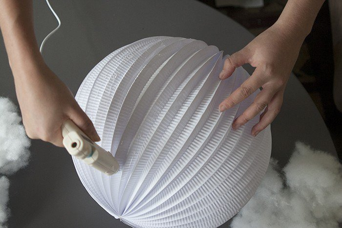 Облако-светильник своими руками