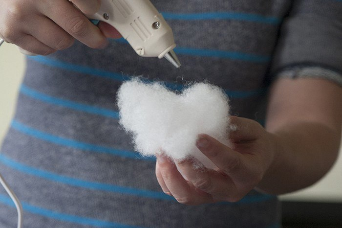 Облако-светильник своими руками