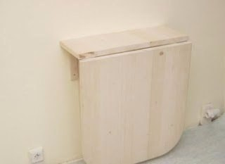 Как сделать складной маленький столик для маленькой кухни или балкона