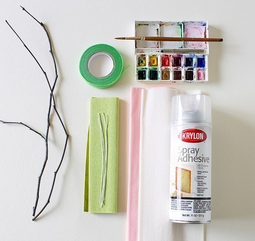 Цветы из креп-бумаги