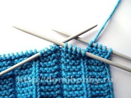 Вязание с эффектом плиссе и складок.