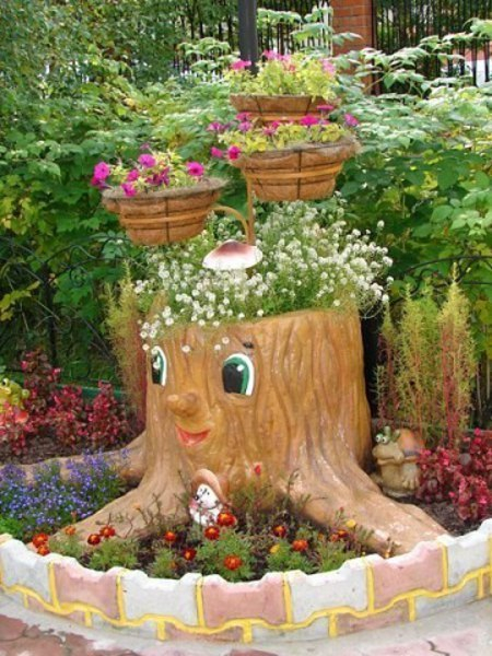 ДЕКОР ИЗ ПОДРУЧНЫХ СРЕДСТВ ДЛЯ ДВОРА ИЛИ ДАЧИ