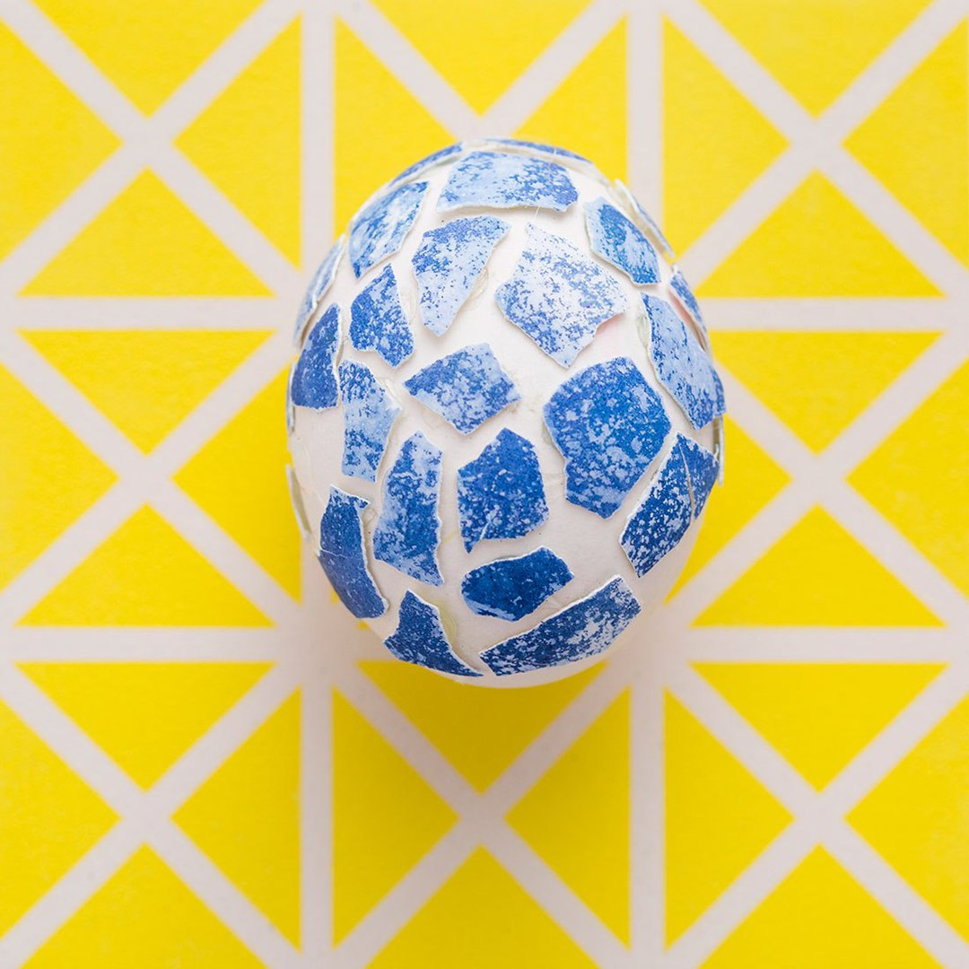 Декор яиц: мозаика