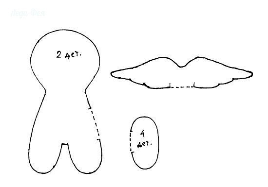 Ангелок шитый.