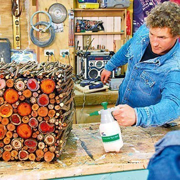 Интересная мебель из веток