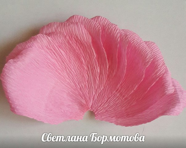 Мастер-класс объемной розы