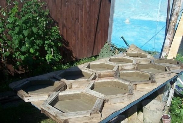 Тротуарная плитка своими руками.