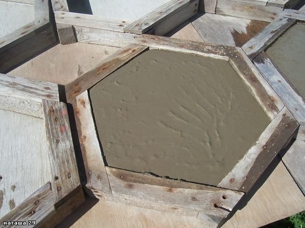 Тротуарная плитка своими руками.