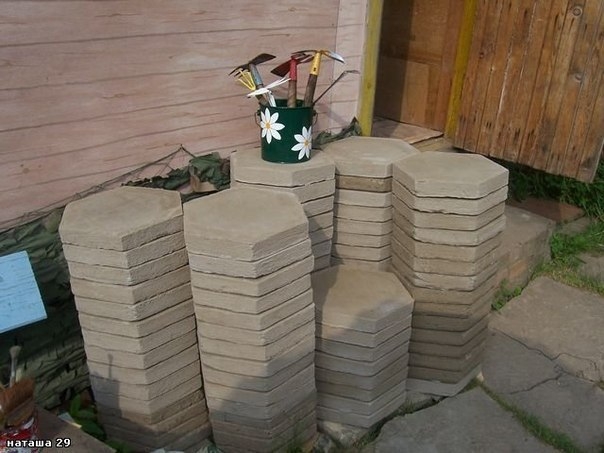 Тротуарная плитка своими руками.