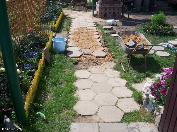 Тротуарная плитка своими руками.