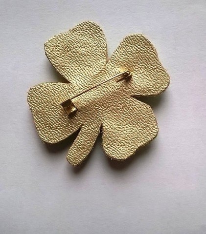 Мастер-класс по созданию броши «Клевер удачи»