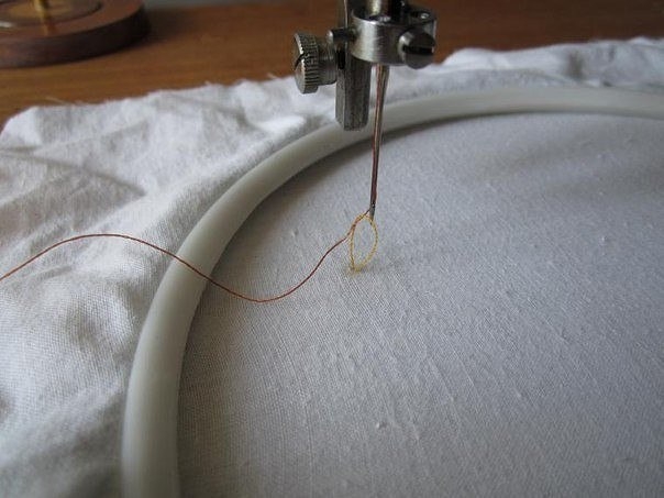 Вышивка на простой швейной машинке