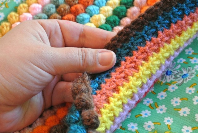 Коврик узором Шишечки