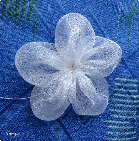 Пышный цветок. Мастер-класс.