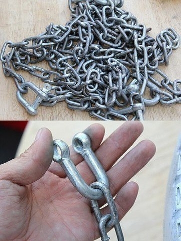 Качели из шины