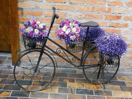 Цветочные велосипеды